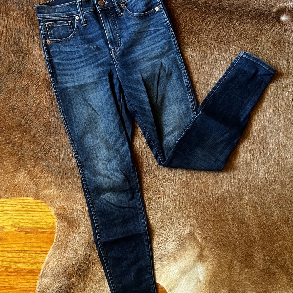 Madewell Dark Blue Skinny Jeans